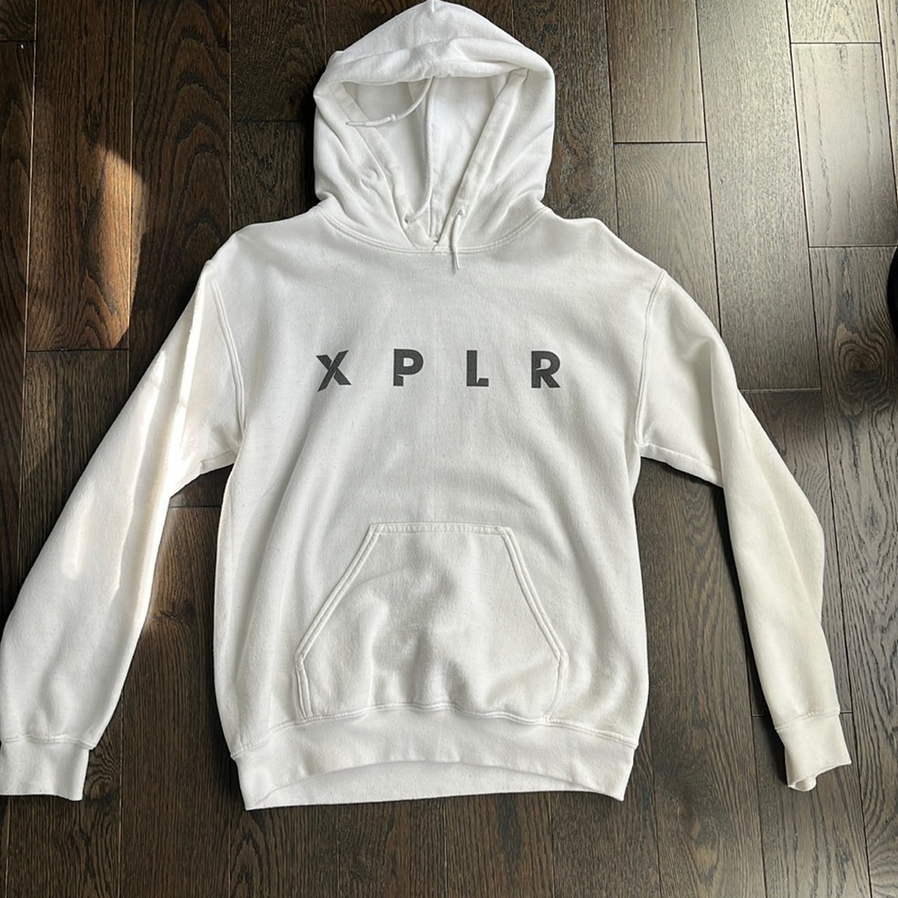 White XPLR Hoodie